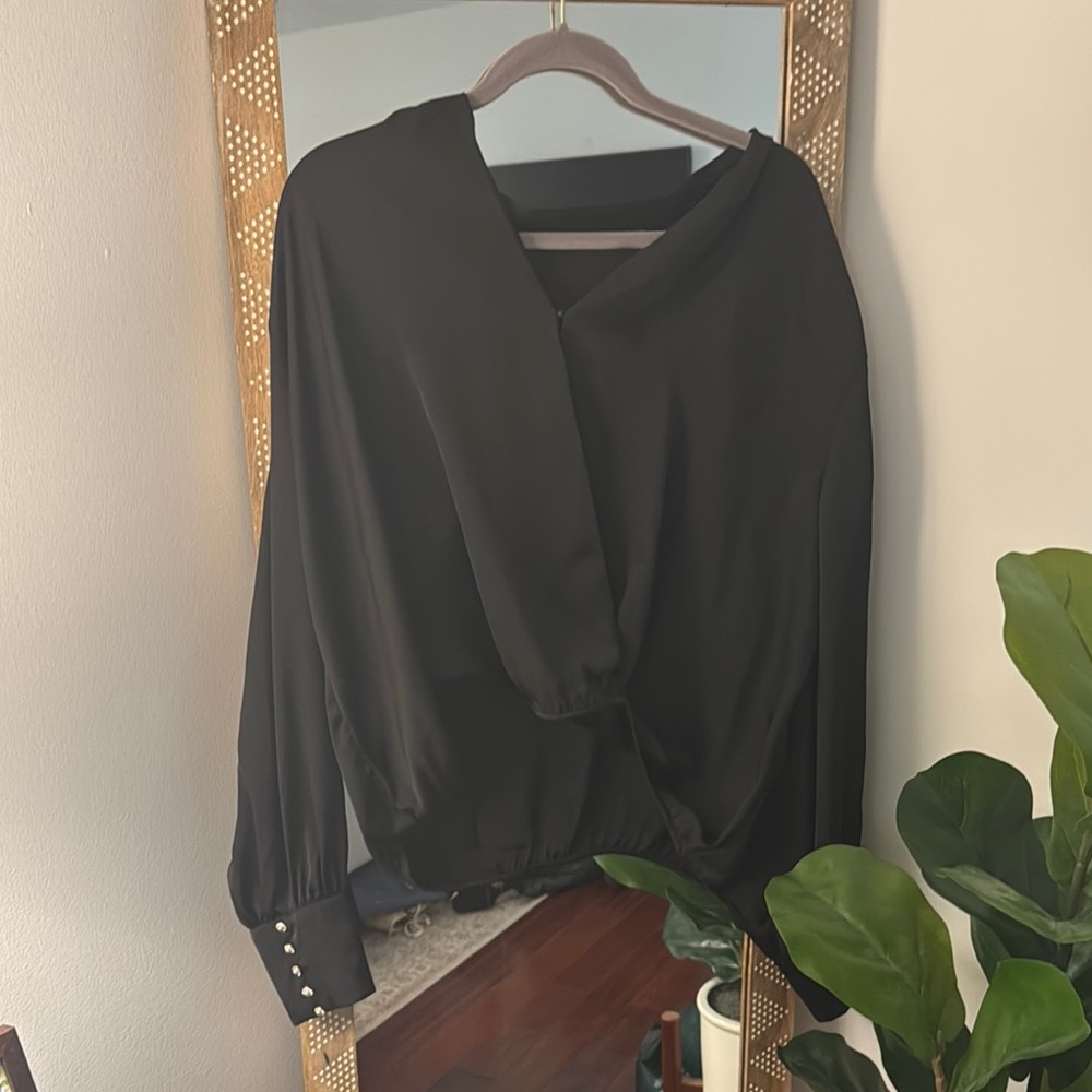 Express Elegant Black Women's Top